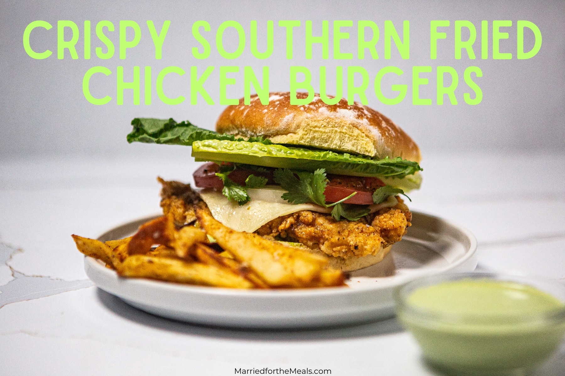 Crispy Southern Fried Chicken Burgers - Buttermilk & Pickle Juice!