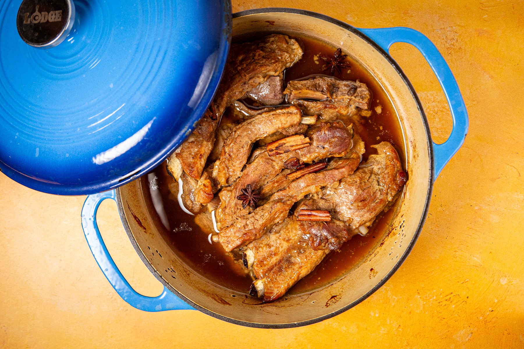 Campfire Dutch Oven Pork Ribs! 